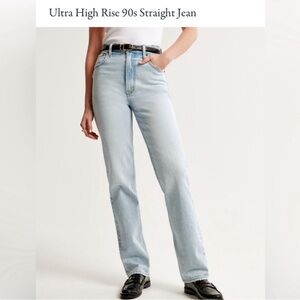 Abercrombie Curve Love 90s Straight Jean